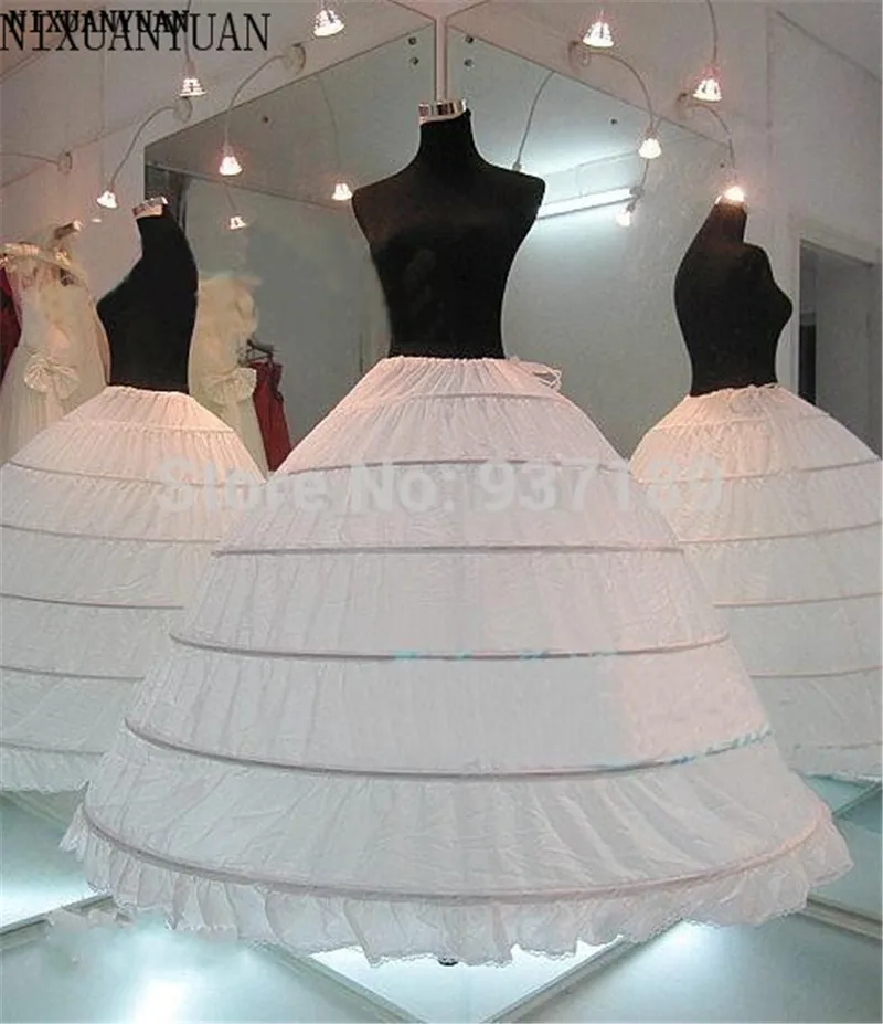NIXUANYUAN горячая Распродажа 6 обруч Нижняя юбка для бального платья свадебное платье нижнее белье Свадебная кринолиновая аксессуары