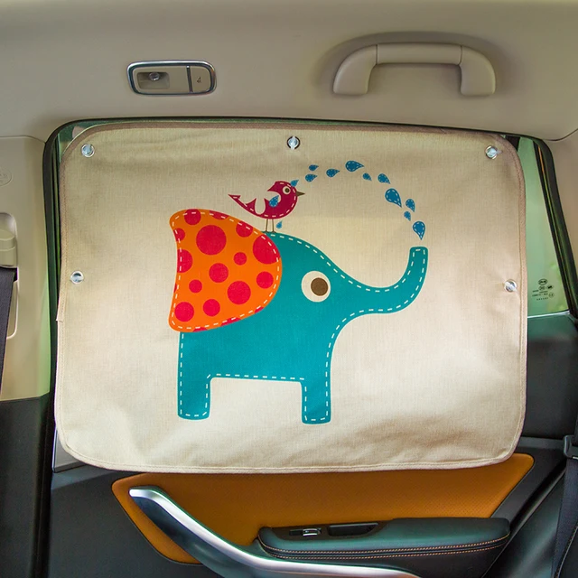 Universal Car Side Window Sunshade Curtain Summer Adjustable Solar Sun Visor for Baby Solar UV Protection Sheets for Kids