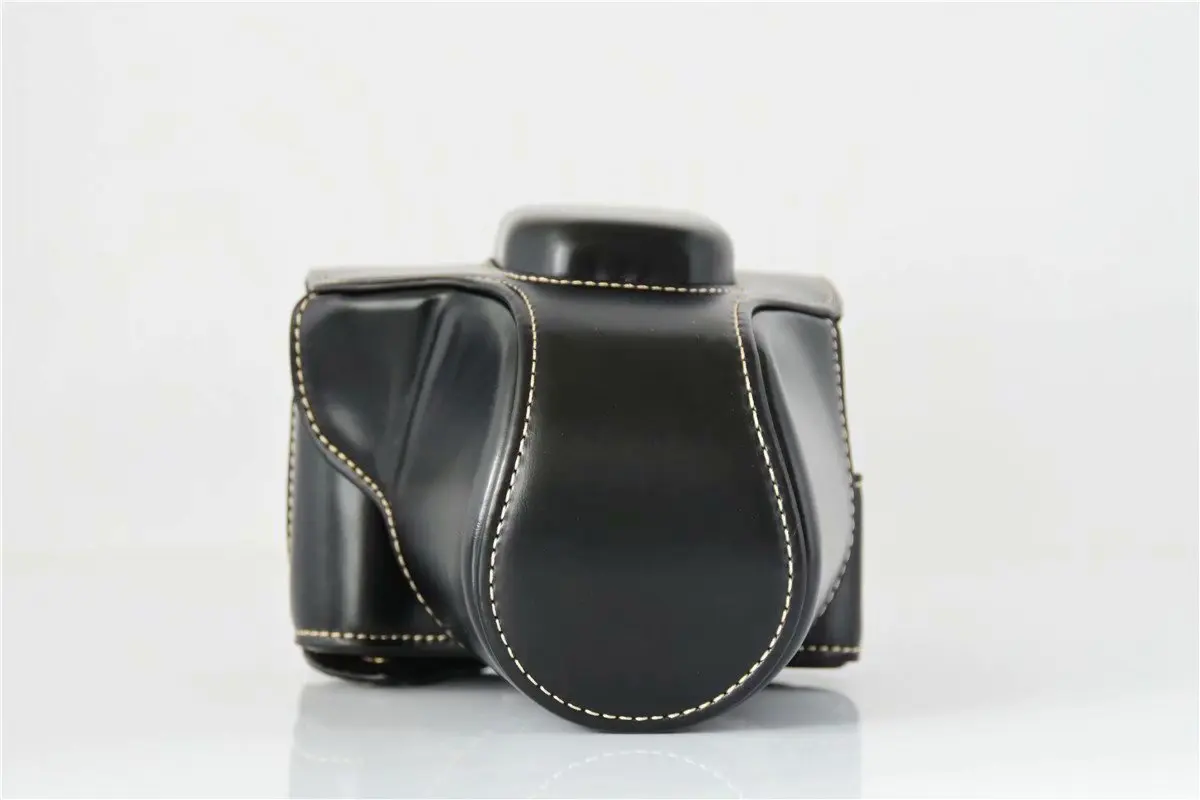 High Qaulity PU Leather Camera Case Full Bag For Fujifilm XT100 XT200 XS10 FUJI x-t100 X-T200 XS10  Camera Bag Cover With Strap camera and lens backpack