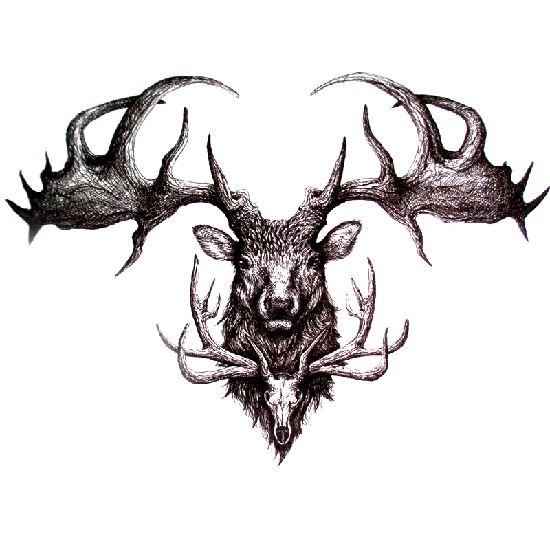 High Quality Deer Skull Stickers-Buy Cheap Deer Skull Stickers lots from High Quality China Deer