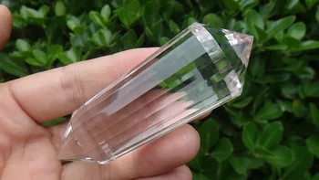 

24 Sided VOGEL Style Natural 99.99% Clear QUARTZ CRYSTAL DT POINT Healing 82g