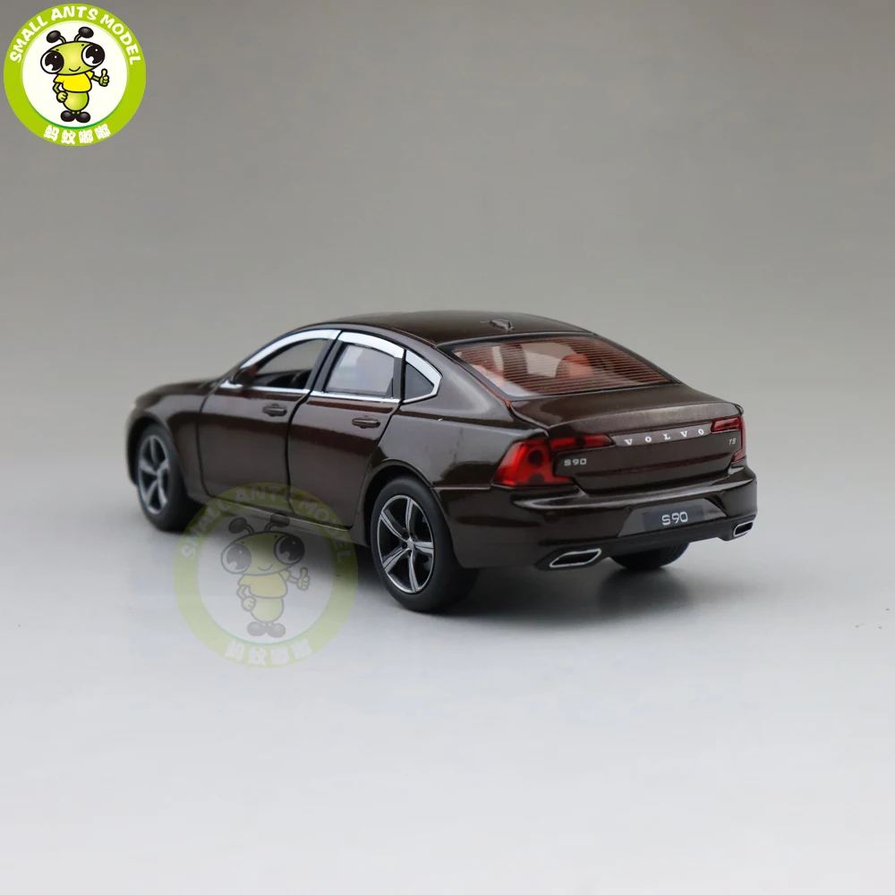 1/32 JACKIEKIM Volvo S90 амортизация версия литой модельный автомобиль игрушки для детей Подарки для мальчиков девочек