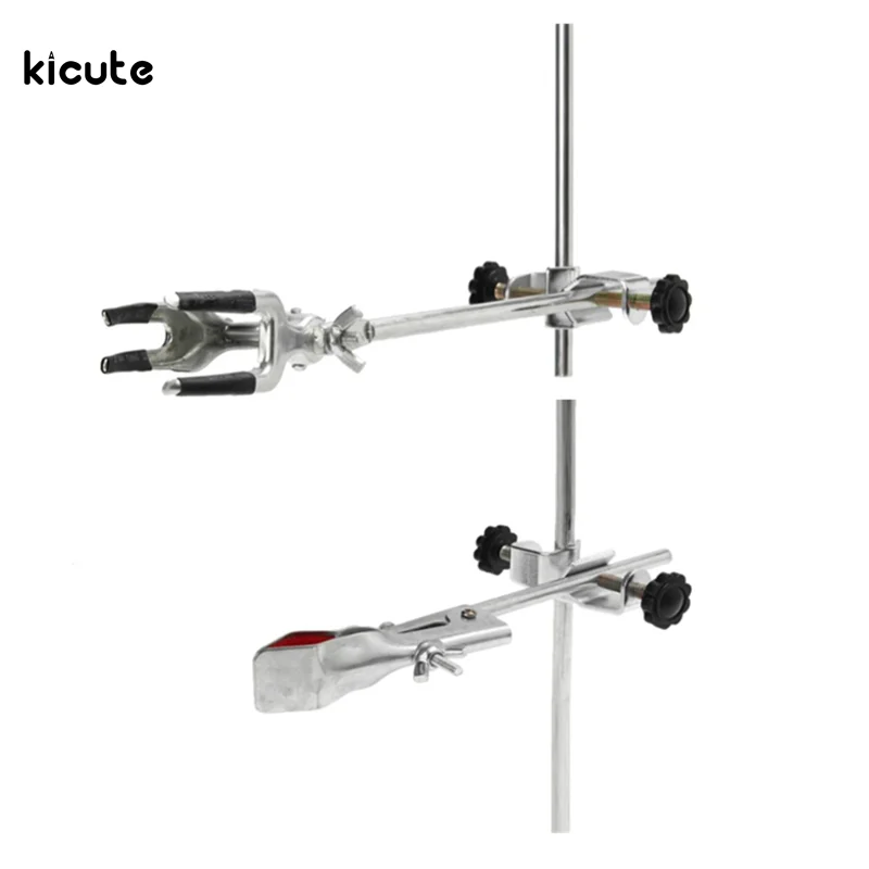 Three Prong Extension Lab Flask Clamp Beaker Clamp Multifunction Laboratory Clamp Chemistry Lab Stand for Cylindrical Glass Tube Three Prong Extension Lab Flask Clamp Beaker Clamp Multifunction Laboratory Clamp Chemistry Lab Stand for Cylindrical Glass Tube