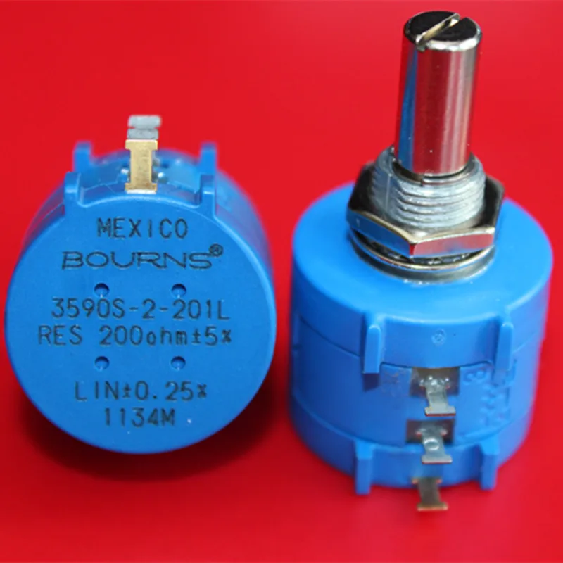 

original 2W MEXICO BOURNS multi turn potentiometer 3590S-2-201L 200R