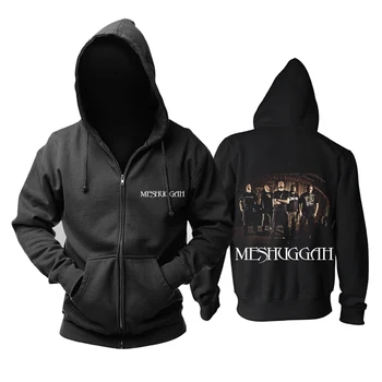 

Bloodhoof Meshuggah alternative metal death metal zipper HOODIE Asian Size