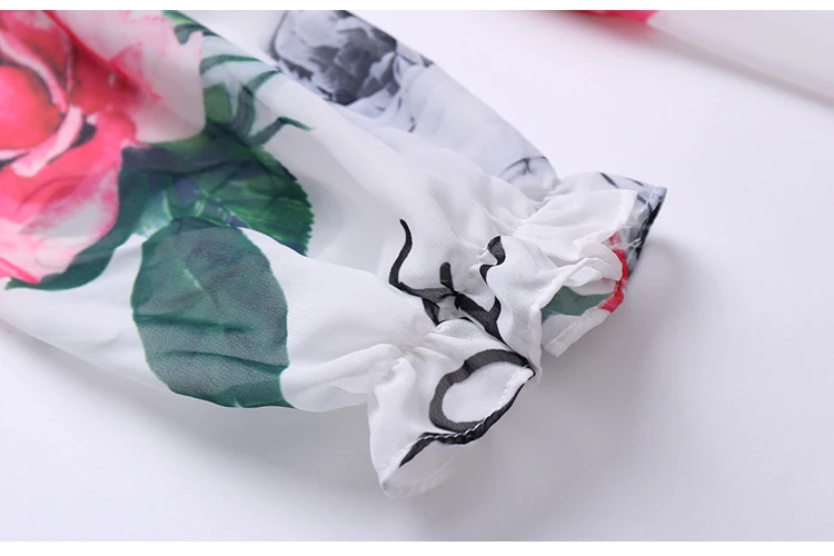 311 Maxi Dresses for Women High Quality Elegant Chiffon Party Dress 2018 Big Swing Slim A Line Vintage Floral Maxi Dress 10