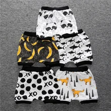 Летние детские брюки для мальчиков короткие штаны с животными Детские повседневные хлопковые джинсовые шорты до колена для малышей