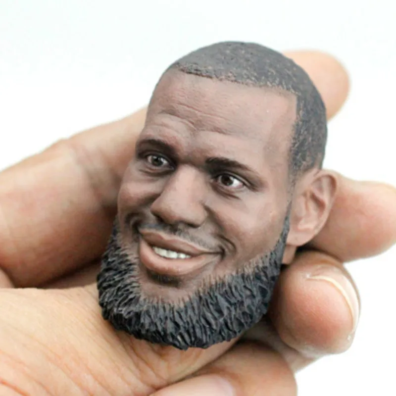 1/6 LeBron James Rooted Mustache Head For 12" Enterbay Hot Toys PHICEN Figure 