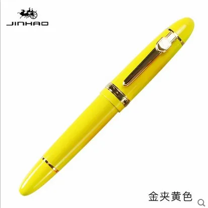 Jinhao 159 шариковая ручка оранжевого цвета большая ручка с ручкой мешочек