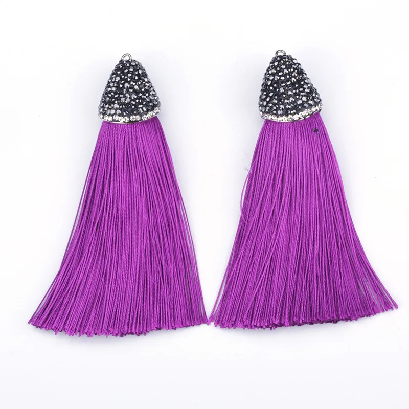 Buy Handmade Boho Lilac Violet Purple Thick Silk