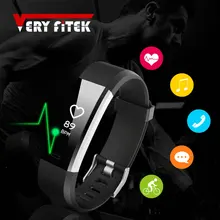 ID115HR PLUS Smart Bracelet Sports Wristband With Heart Rate Monitor Fitness Tracker Band Watch for Xiaomi Phone pk id115plus