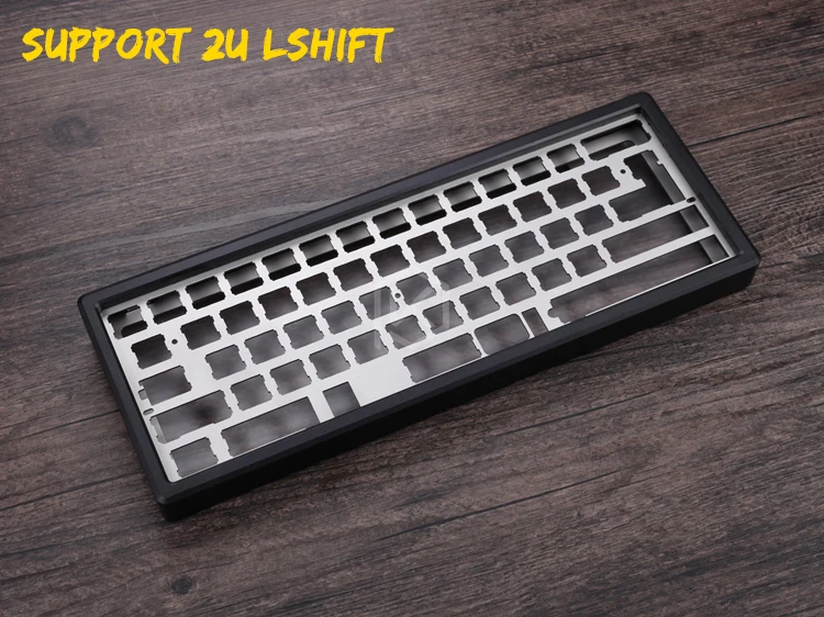  Anodized Aluminium case for xd60 xd64 60% custom keyboard acrylic panels acrylic diffuser gh60 xd64