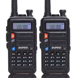 2 шт. BaoFeng UV-9S трехдиапазонный 3 полосы 220-225/220-260 мГц Walkie Talkie двухстороннее радиолюбитель портативный Радиоприемник коммуникатор