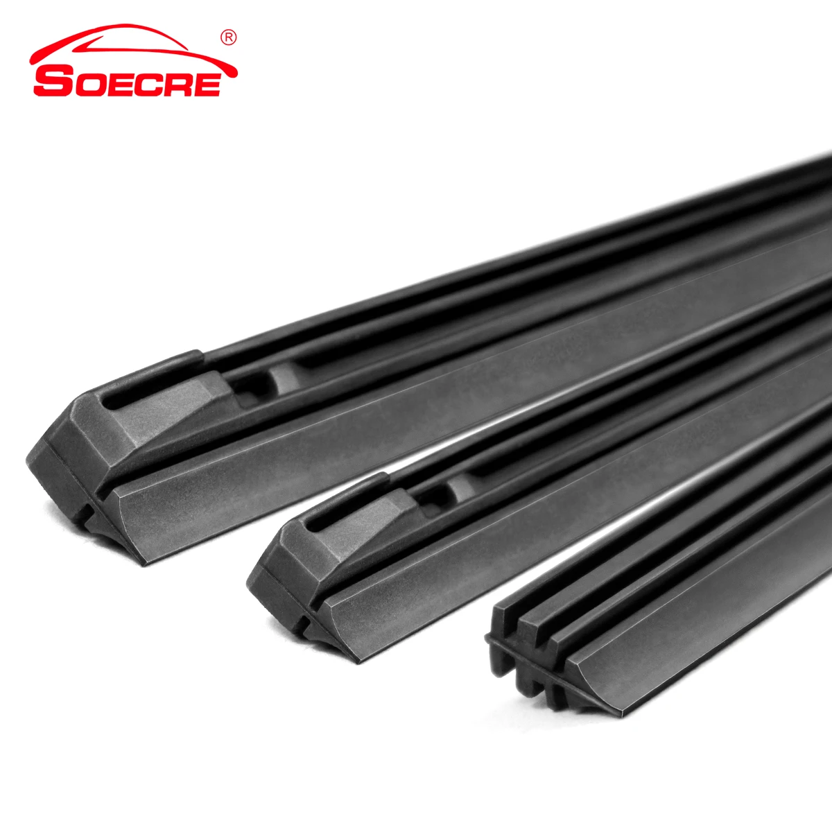 SOECRE Car Windshield Wiper Blade Strips (Refill) Universal Windscreen