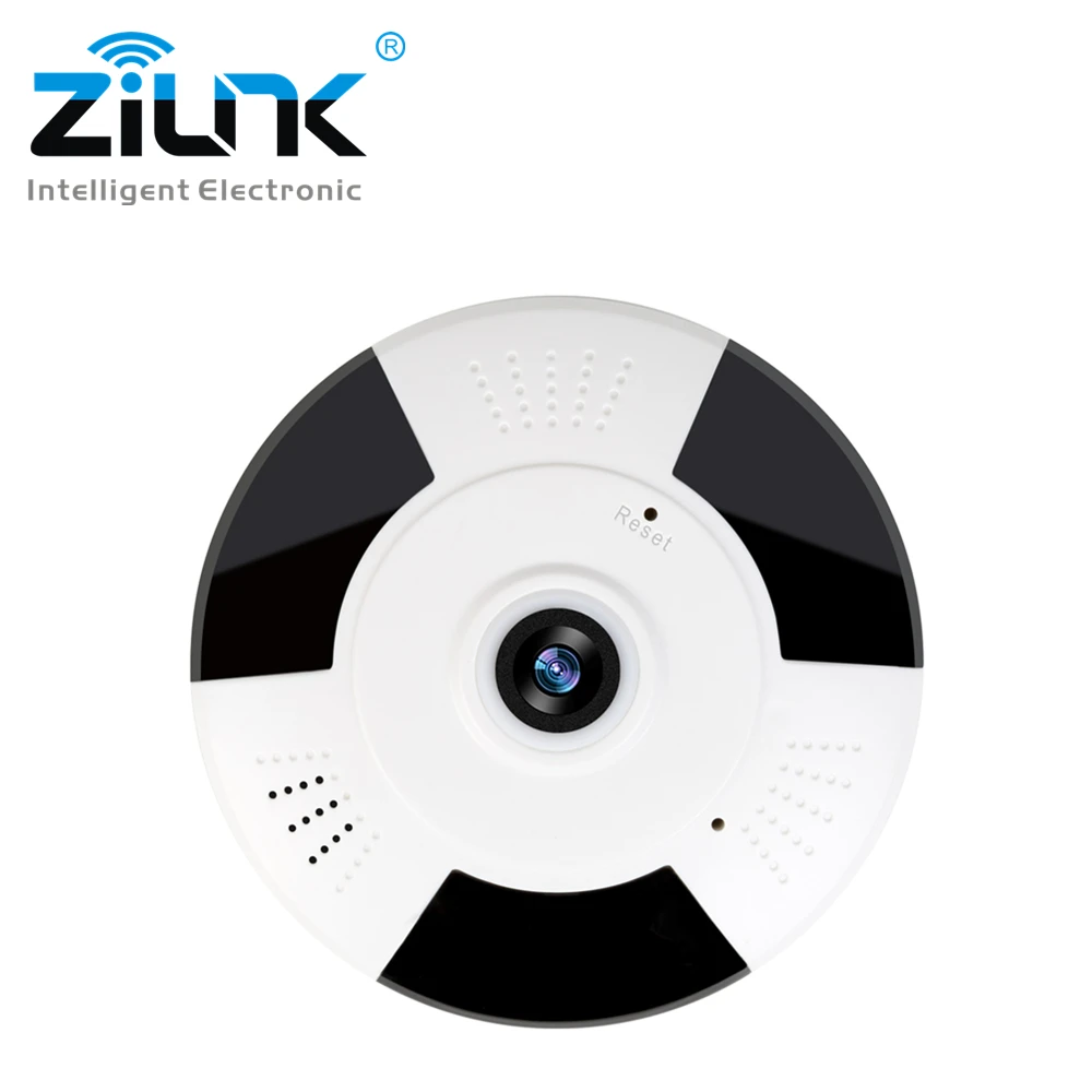

ZILNK WIFI Wireless Camera 1080P 2.0MP HD 360 Degree Fisheye Panoramic IP Camera Home Security CCTV VR Video Camera SD Card