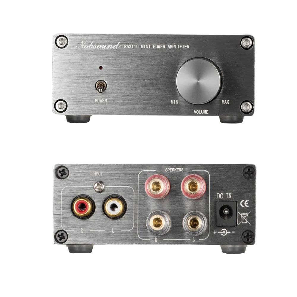 Цифровой мини усилитель мощности Douk Hi Fi TPA3116 стерео 2 0 каналов домашний