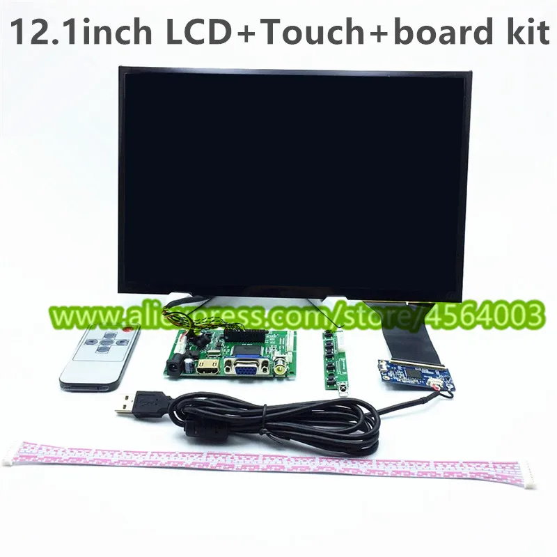 12 1 дюймовый TFT Большой Дисплей HDMI LCD плата контроллера LP121WX3 драйвера монитор