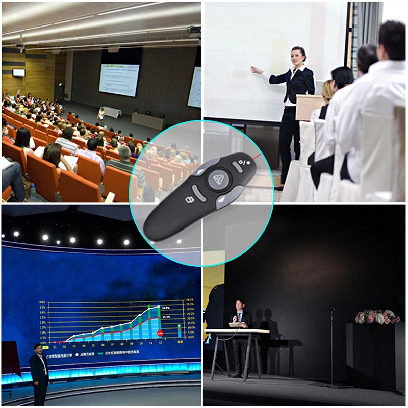 

Hot Sale 2.4USB Wireless PPT Presenter Pen Laser Red Wireless Hunting Laser Pointer Ghz RF Remote Control Laser Pointer Pen