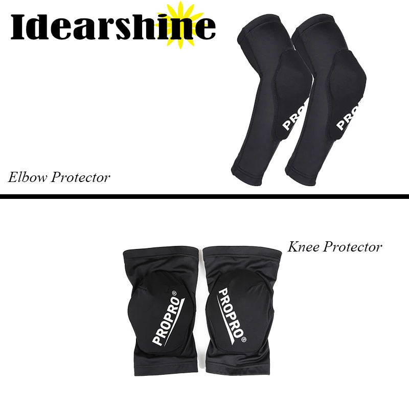 4pcs/set Knee Elbow Protective Pad Protector Sports Tactical Cycling