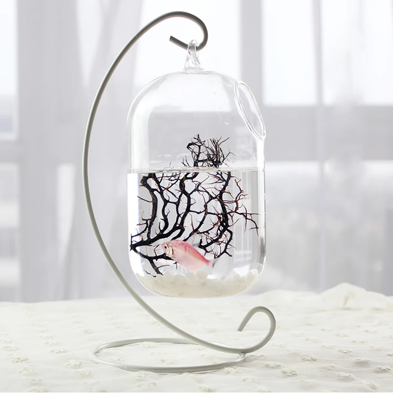 

Metal Iron Hanging Flower Plant Stand Holder for Landscaping Garden Yard Decor