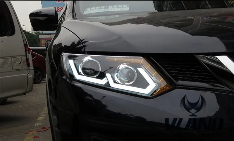 Vland завод для автомобильных головных ламп Nissan X Trail светодиодный светильник 2014 2016