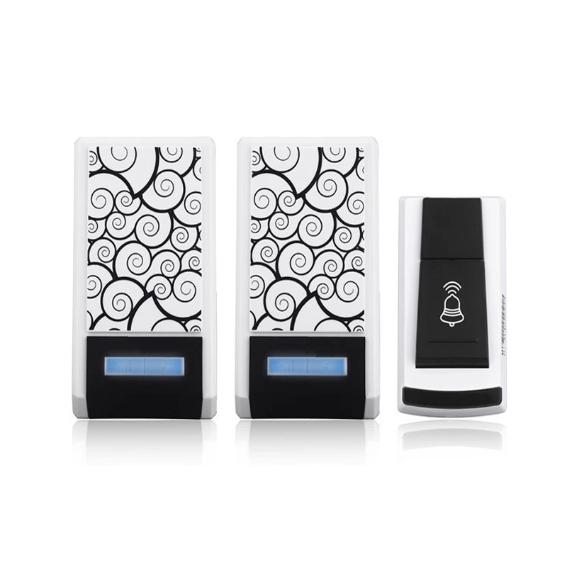 

Home 1 For 2 Wireless Doorbell Battery Models 36 Chord Music Waterproof Access Control