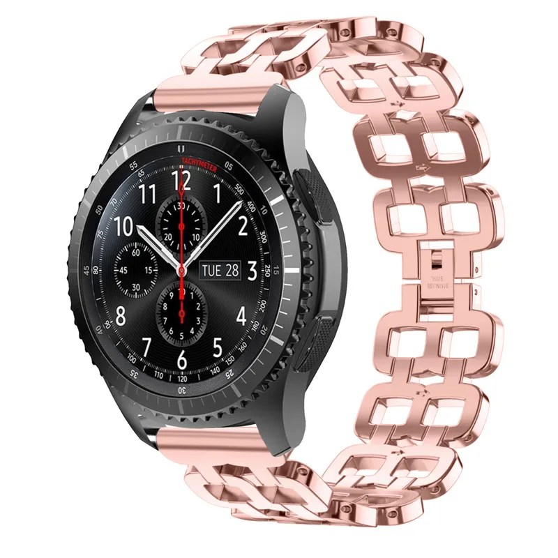 Браслет цепочка из нержавеющей стали для Samsung Gear S3 Frontier/Classic 22 мм|Ремешки часов| |