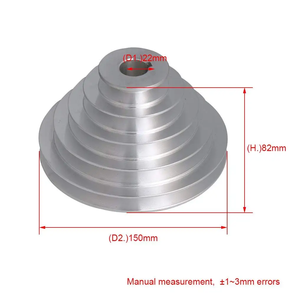 14mm Bore Outter Dia 54-150mm A Type V-Belt Pagoda Pulley Belt Roller