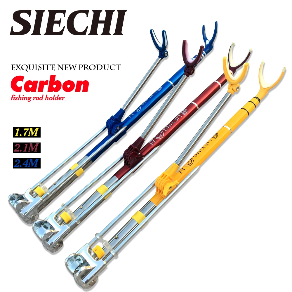 1.7//2.1M Fish Rod Stand Bracket Angle Adjustable Fishing Rods Hand Rod Holde RJQ