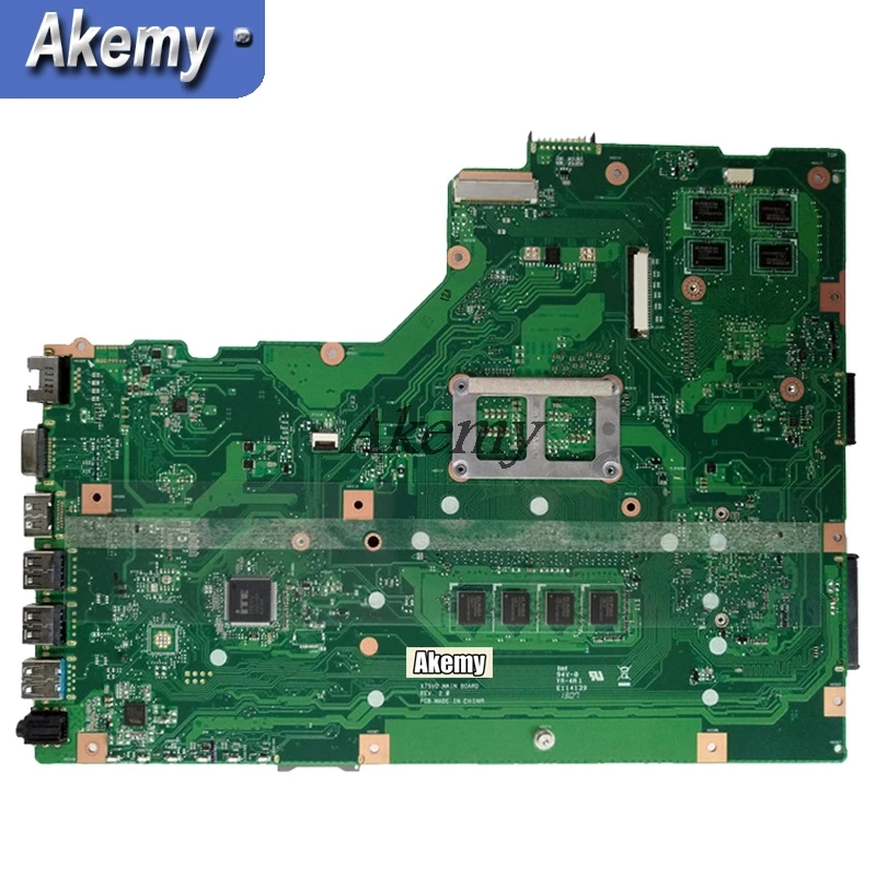Amazoon X75VD محمول اللوحة الأم ل ASUS X75VD X75VC X75VB X75A X75V X75 اختبار اللوحة الأصلية 4G RAM GT610M
