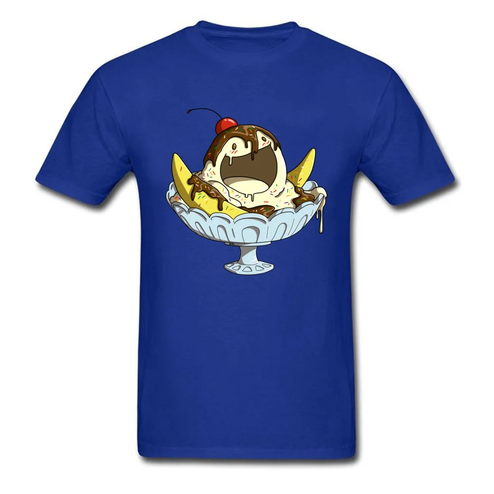 Ice Scream Summer Short Sleeve Tees Summer Autumn Round Neck Cotton Fabric Men Top T-shirts Summer Sweatshirts 2018 Popular Ice Scream blue