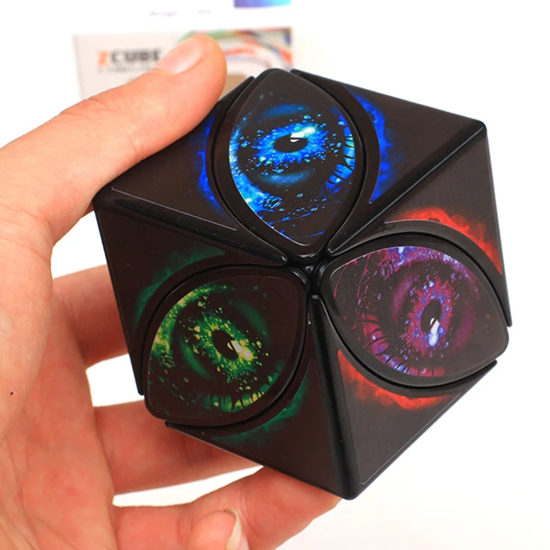 New Arrival Zcube Ivy evil eyes Cube The First Twist Cubes of Leaf Line Puzzle Magic Educational Toys cubo magico | Игрушки и хобби