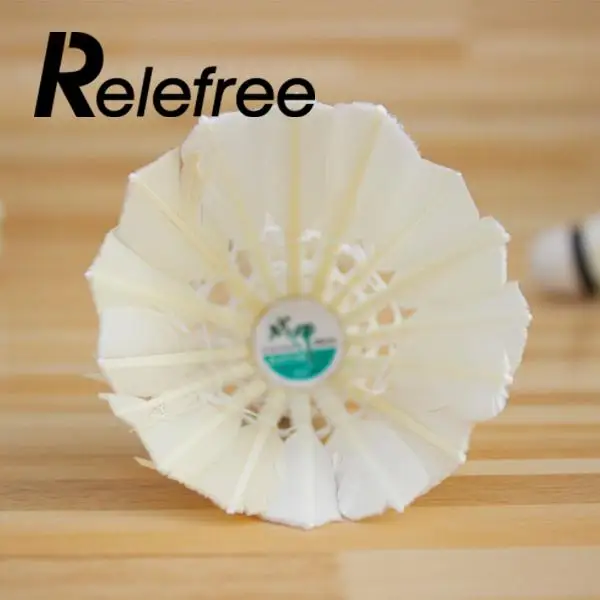 Relefree 5 unids profesional Bádminton bolas portátil ganso blanco Plumas entrenamiento Bádminton bola shuttlecocks deportes Accesorios Relefree 5 unids profesional Bádminton bolas portátil ganso blanco Plumas entrenamiento Bádminton bola shuttlecocks deportes Accesorios