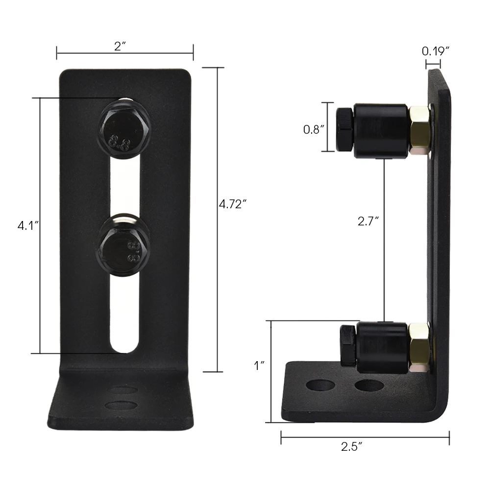 2 шт. в упаковке направляющая для двери сарая настенная l-образная раздвижная направляющая для двери сарая с регулируемыми роликами для всех размеров дверей сарая