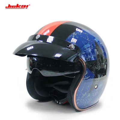 Jeikai 510 винтажный мотоциклетный шлем на половину лица, мотоциклетный шлем, мотоциклетный шлем в стиле ретро, мотоциклетный шлем, мужской мотоциклетный шлем - Цвет: 3