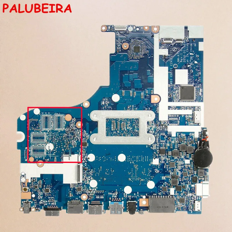 PALUBEIRA NM-A751 Laptop motherboard for Lenovo 310-15ISK original mainboard I3-6006U CPU Test OK
