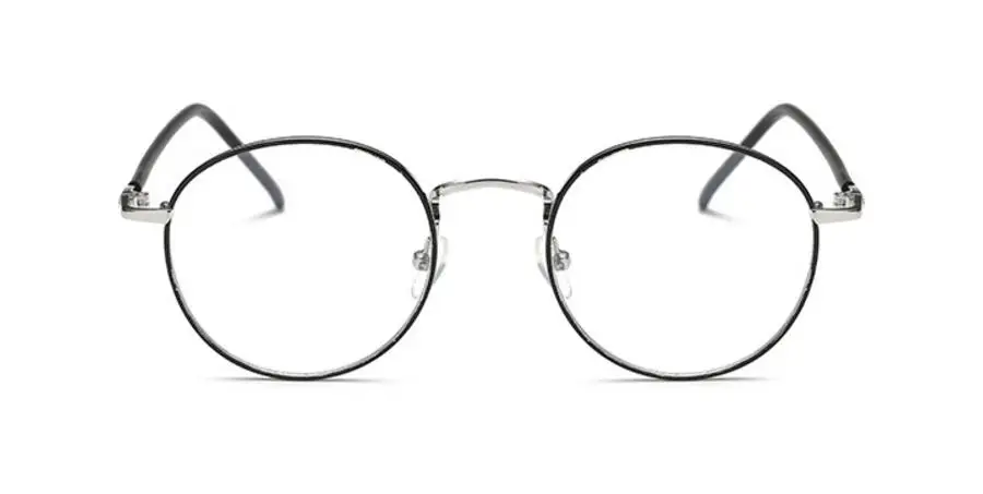 NOSSA круглые металлические очки, оправа для женщин и мужчин, Модные оптические оправы для очков, унисекс, трендовые очки, женские элегантные очки