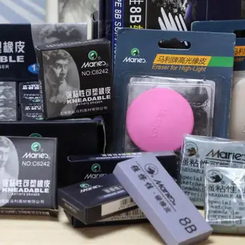 

Plasticity Rubber Soft Eraser Wipe Highlight Kneaded Rubber For Art Pianting Design Sketch Drawing Plasticine Stationery