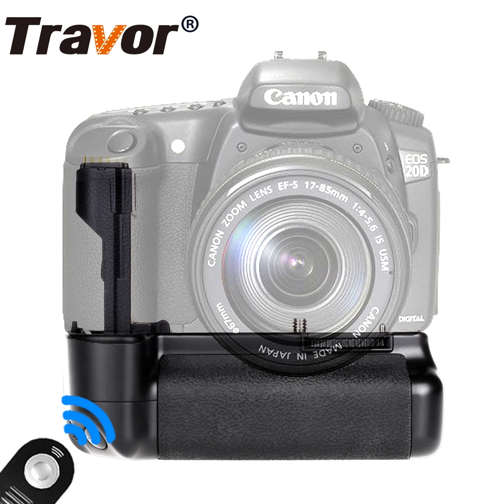 

Travor Battery Grip for Canon 50D 40D 30D 20D DSLR Camera as BG-E2N+Universal remote control as a gift for free