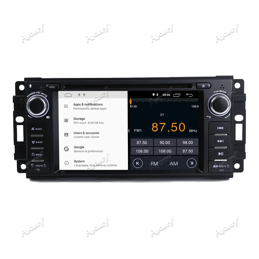 4G 64G DSP Android 9,0 Автомобильный мультимедийный dvd-плеер GSP стерео для Chrysler/300C/jeep/Compass/Dodge/Grand/Cherokee Автомагнитола OBD2