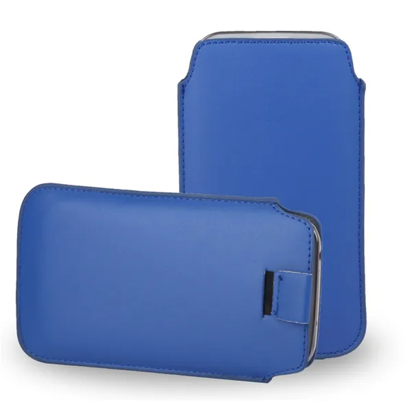4," язычком кожаный Универсальный чехол для телефона для Jiayu G2F Blackview BREEZE V2 ZOPO ZP330 UMI X1S полный защитный карман - Цвет: Синий