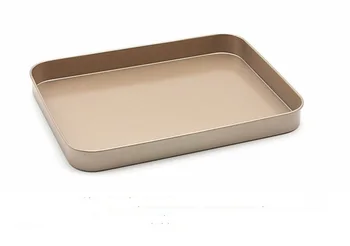 

1PC 10 inch Carbon Steel Nonstick Cake Mold DIY Baking Pan Pizza Baking Tool Rectangular Baking Cake Egg Tart Mould LB 009