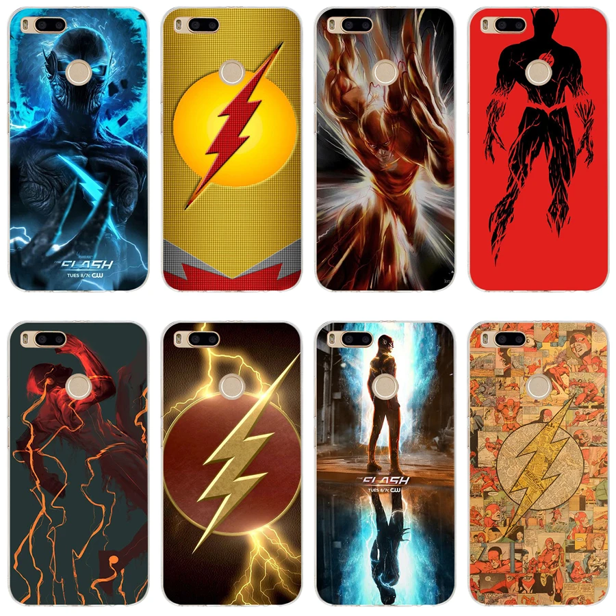 

41A The Flash Super Hero DC Silicone Soft Tpu Cover phone Case for xiaomi redmi 4a 6a 4x note 5a pro mi a1