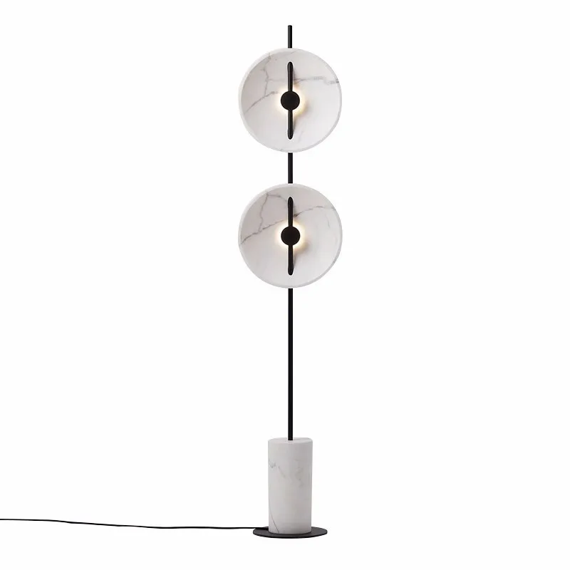 

Post Modern Nordic Frosted Stained LED Tripot Floor Lamps Designer Living Room Bedroom Standing lights Iron Lighting Fixtures