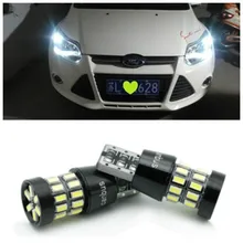 2x светодиодный Canbus T10 W5W 3014 30SMD Автомобильный светодиодный свет лампы для Ford Focus 2 Fiesta Mondeo MK4 Transit Fusion Kuga Ranger Mustang