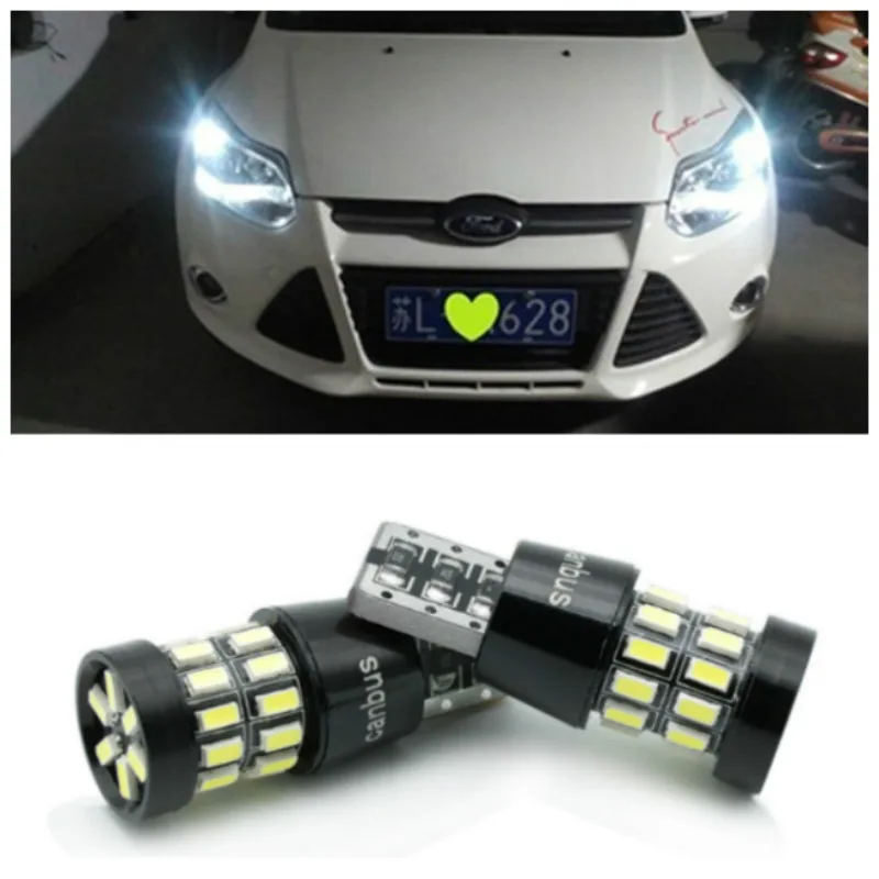 2x светодиодный Canbus T10 W5W 3014 30SMD автомобильная светодиодная лампа свет лампы для Ford