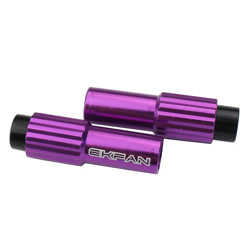 EKfan 2 шт. велосипедный Регулируемый корпус крышка MTB велосипед тормозной кабель шестерни коннектор переключения передач регулятор линии - Цвет: purple