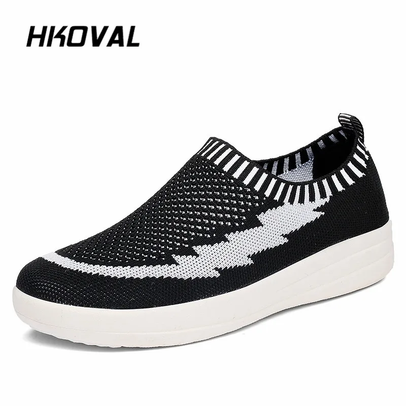 

HKOVAL Women Shoes Sneakers Flats Loafers Casual Sport Shoes Spring Summer Breathable Air Mesh Walking Shoes