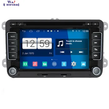 

WANUSUAL 2017 Top Car Styling 1024*600 Quad Core 16G 7'' Pure Android 4.4.4 Car DVD Player for VW Universal GPS Navigation