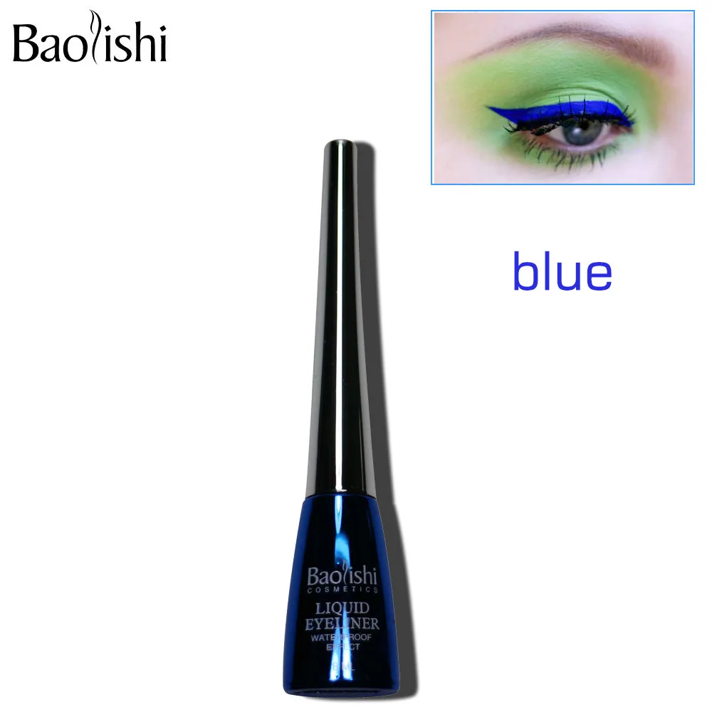 Baolihi 6 цветов стойкая водостойкая жидкая подводка для глаз макияж Карандаш подводка для глаз бренд косметика подводка для глаз - Цвет: blue